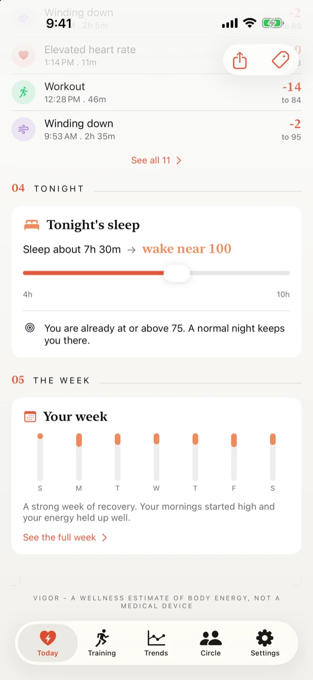 Sleep projection screen